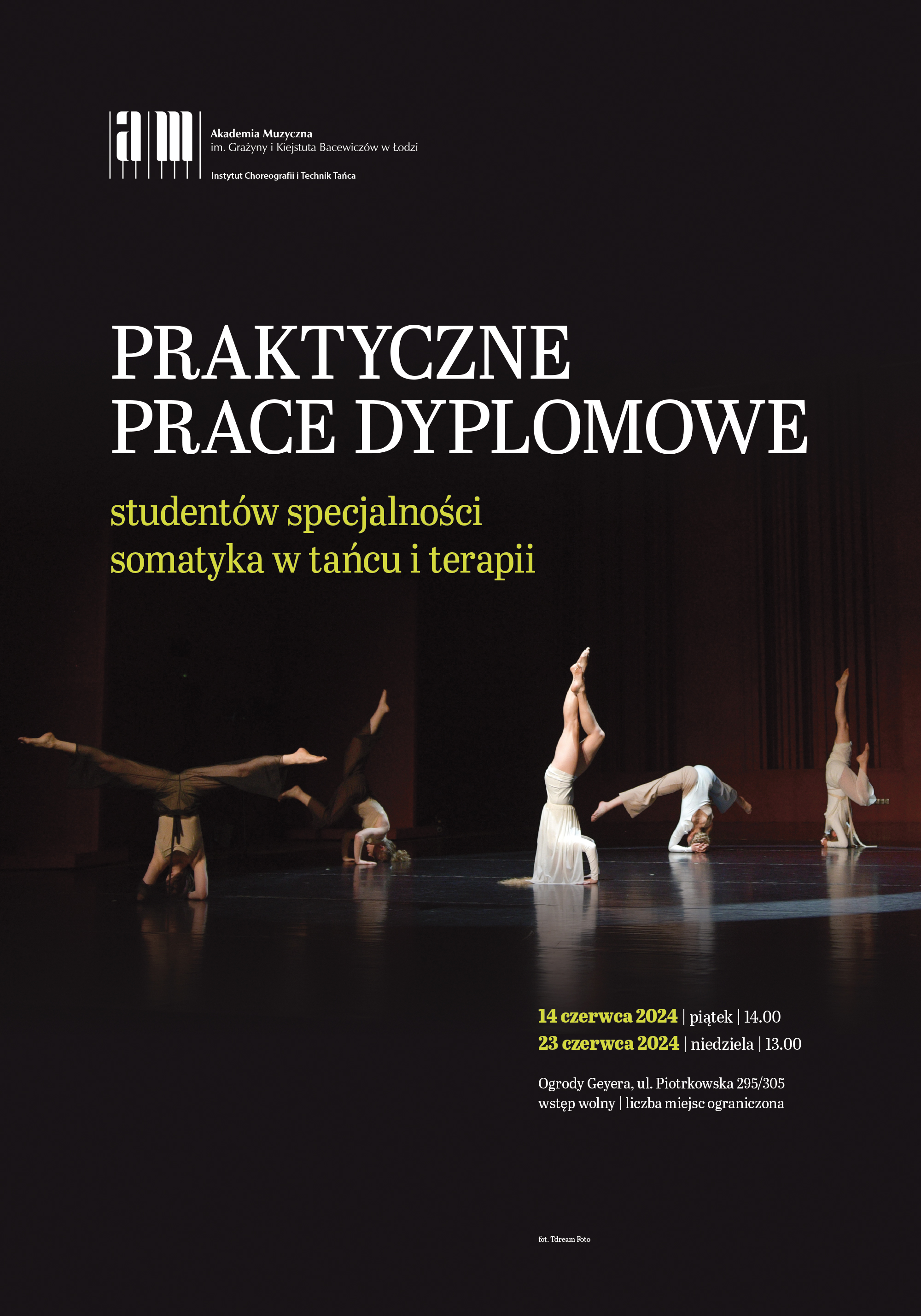 Praktyczne prace dyplomowe studentów specjalności somatyka w tańcu i terapii