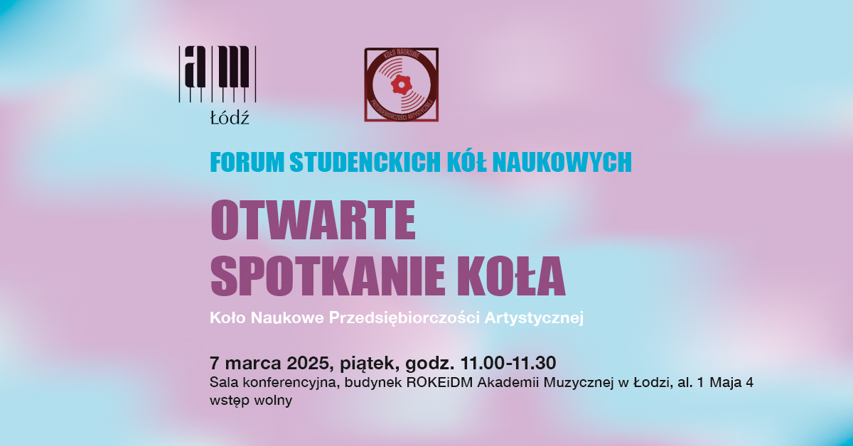 Koncert Koła Naukowego Pianistów