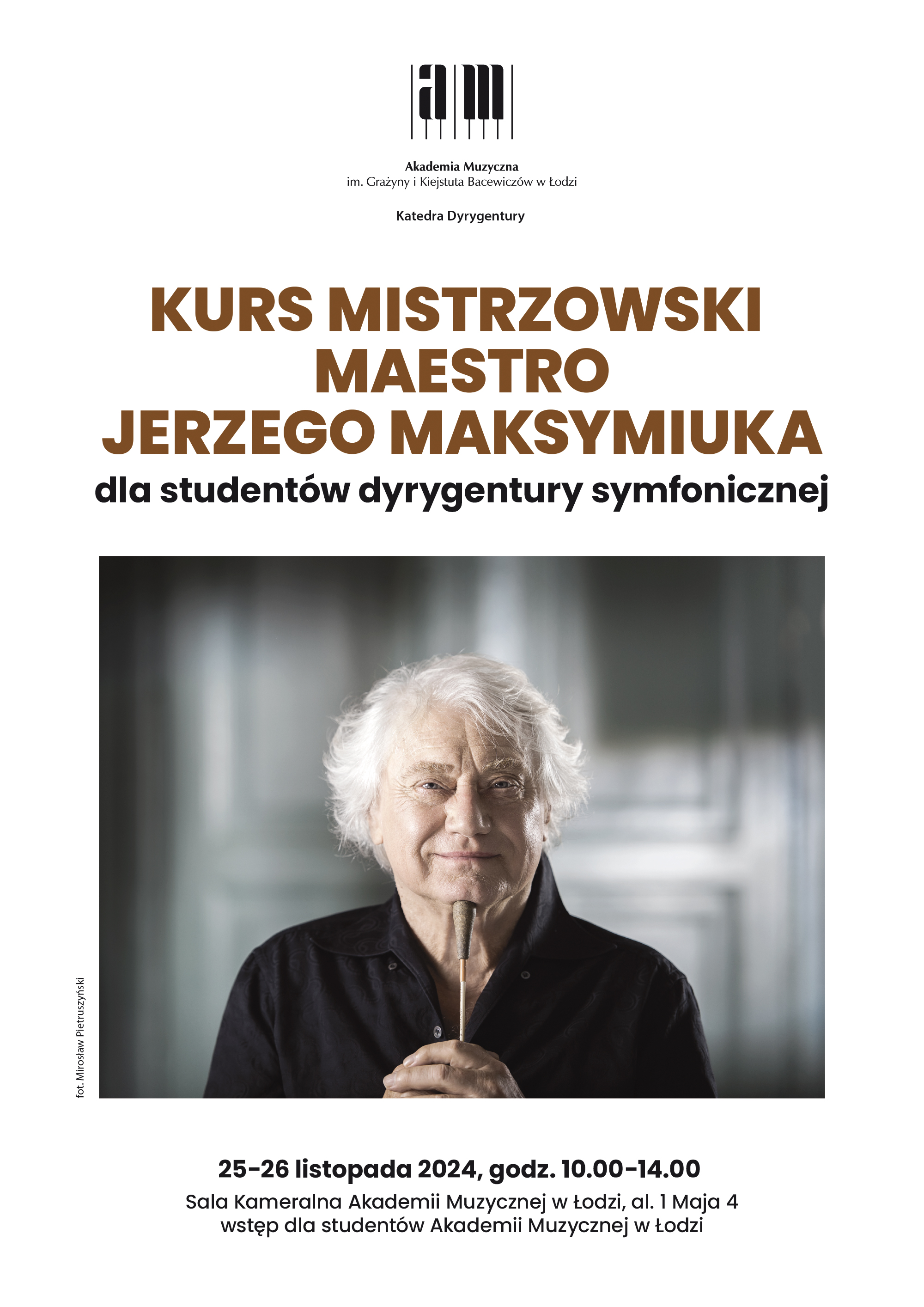 Kurs mistrzowski Maestro Jerzego Maksymiuka