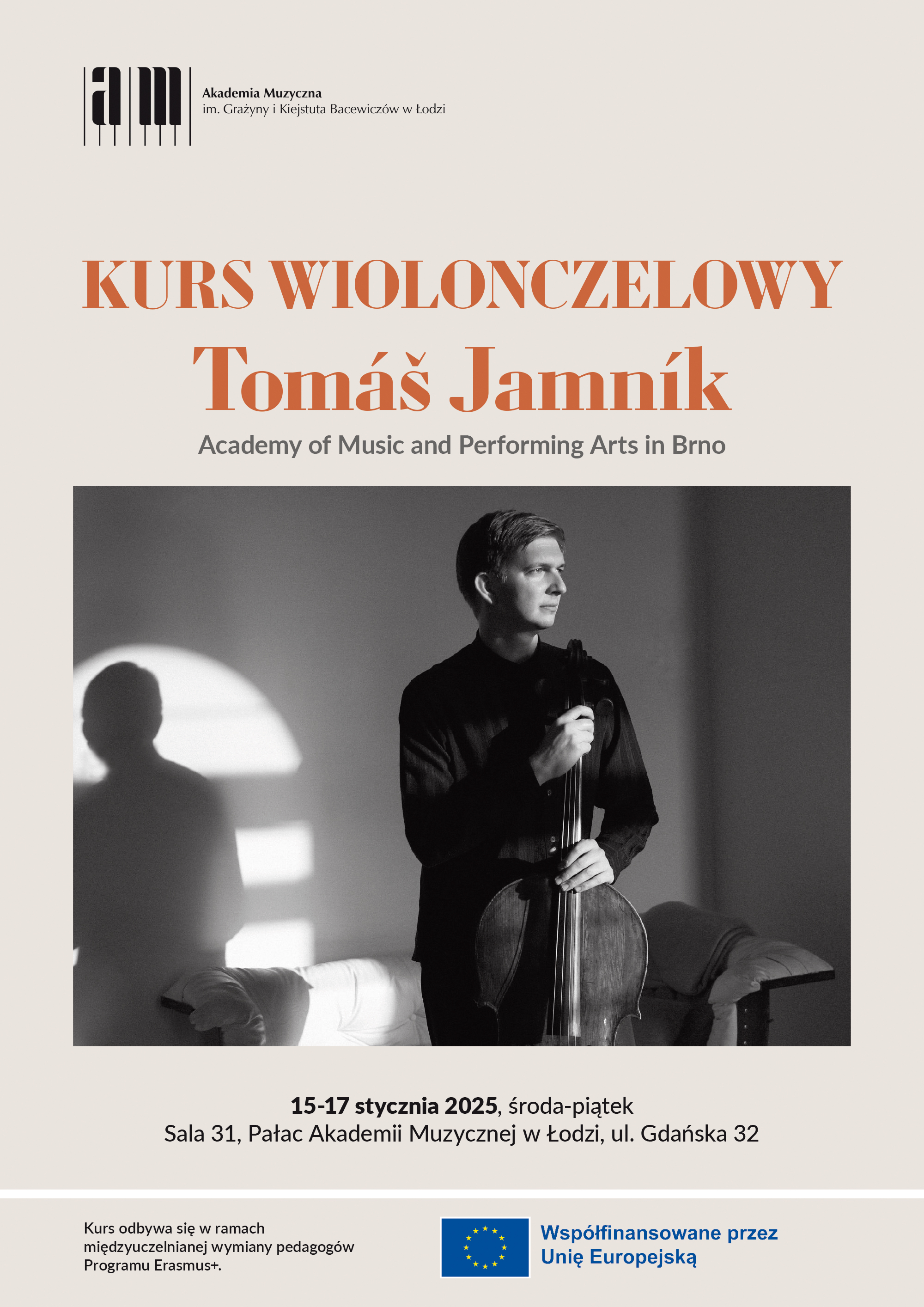 KURS WIOLONCZELOWY – Tomáš Jamník