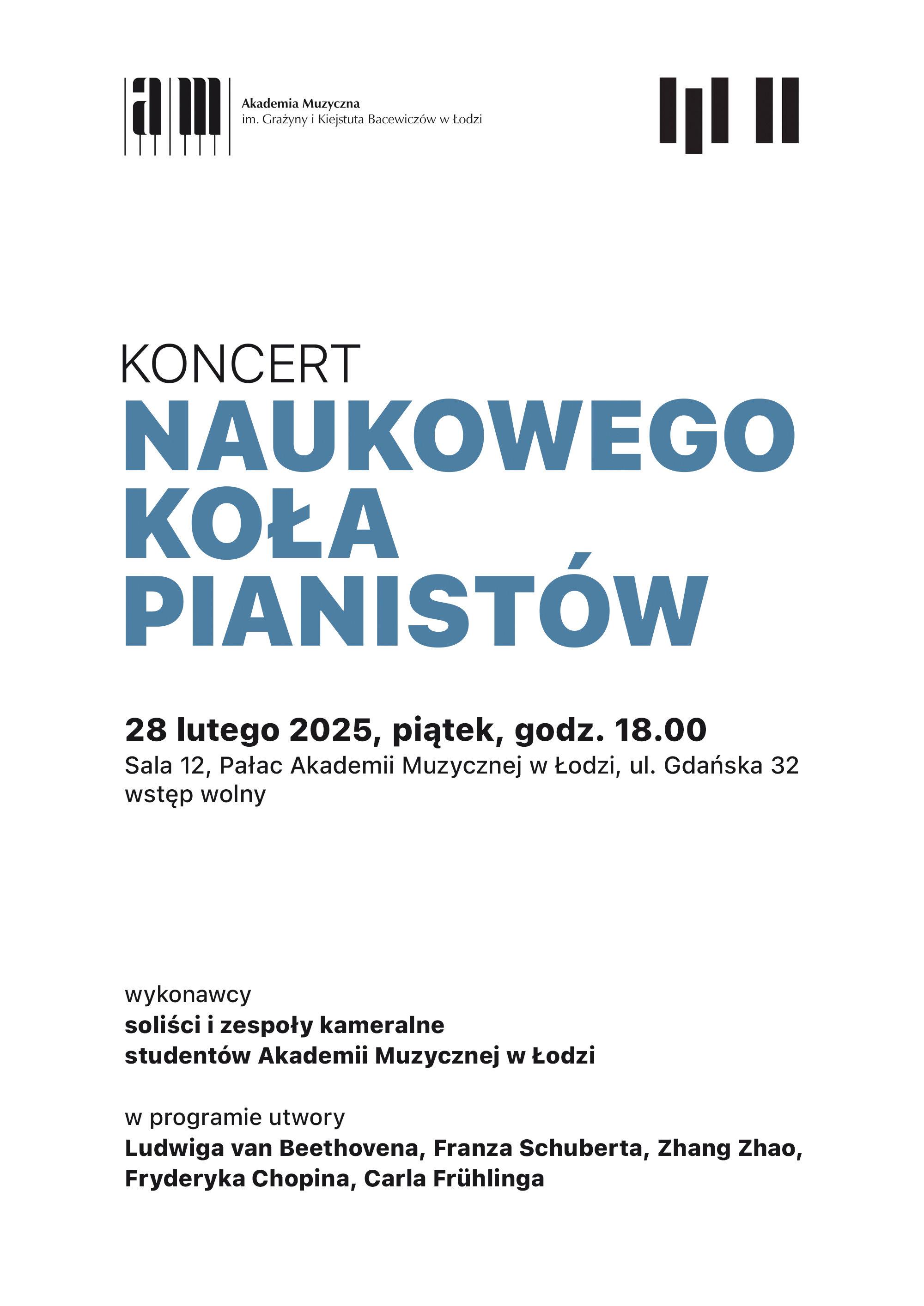 Koncert Naukowego Koła Pianistów