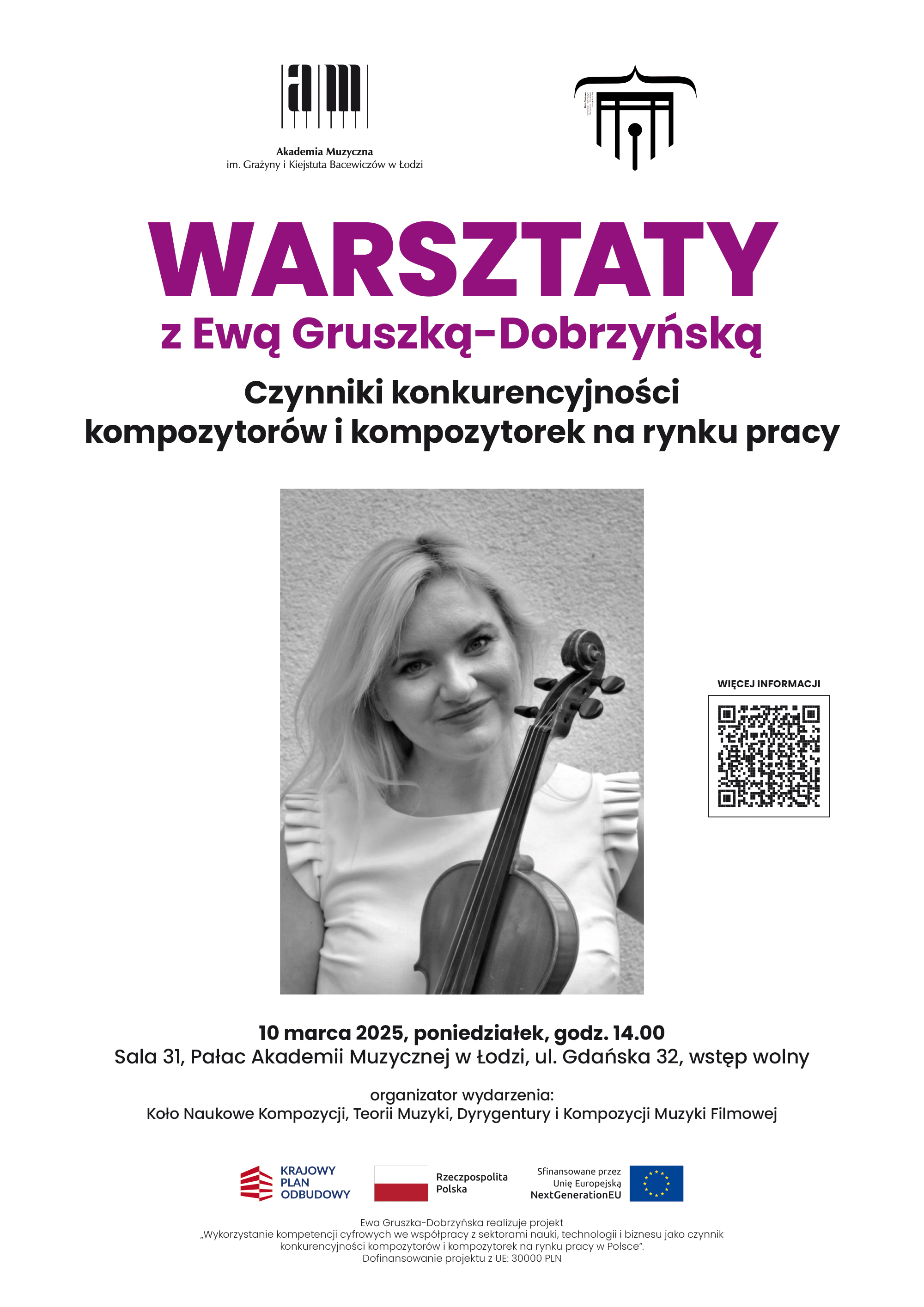 WARSZTATY z Ewą Gruszką-Dobrzyńską