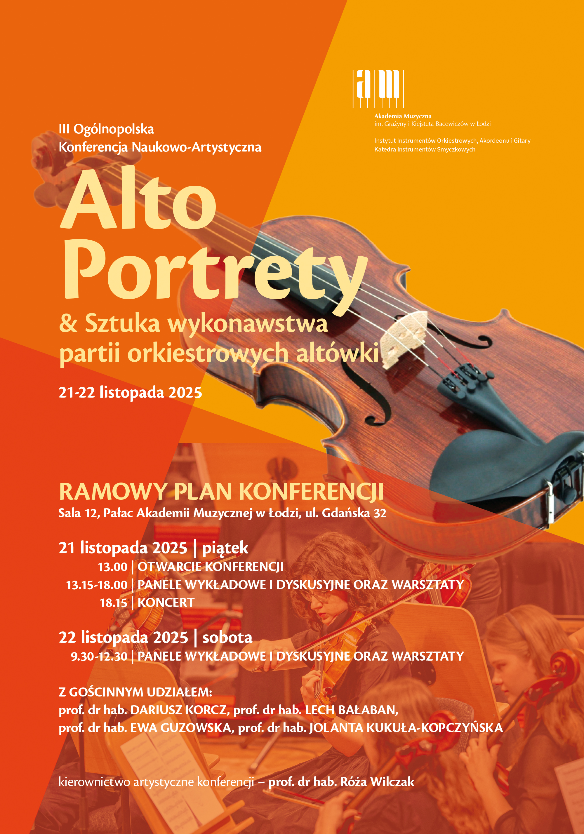 AltoPortrety & sztuka wykonawstwa partii orkiestrowych altówki