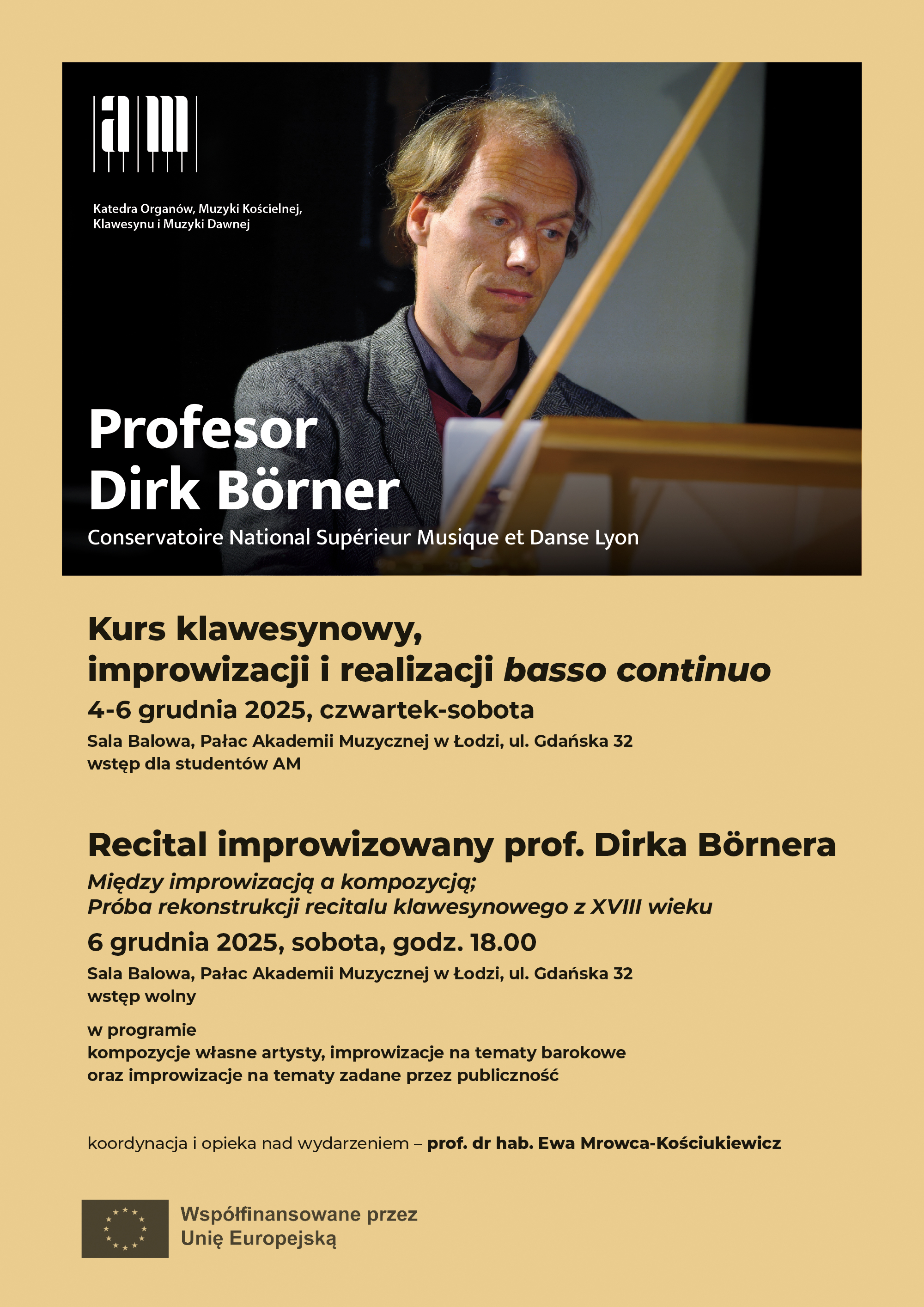 Kurs klawesynowy, improwizacji i realizacji basso continuo