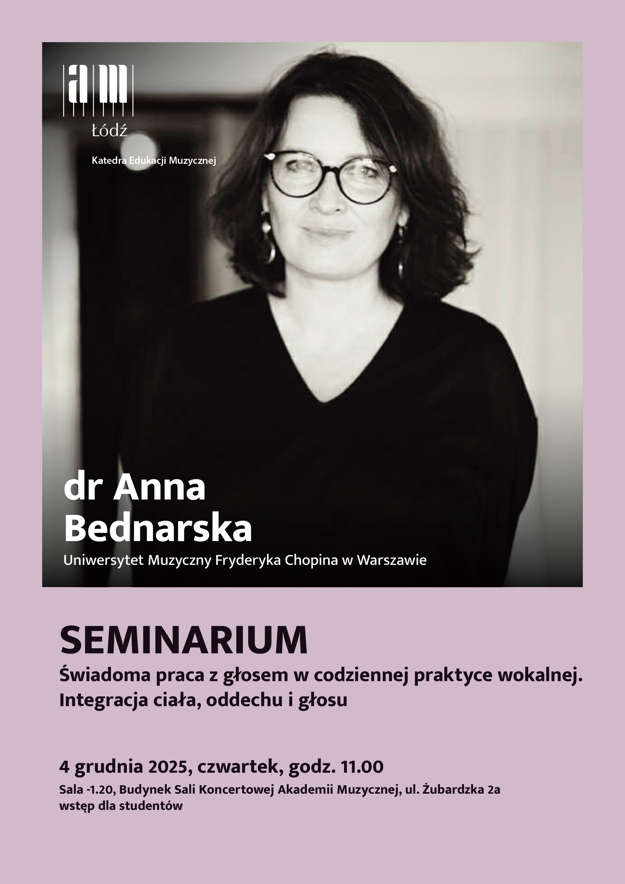 Anna Bednarska - SEMINARIUM