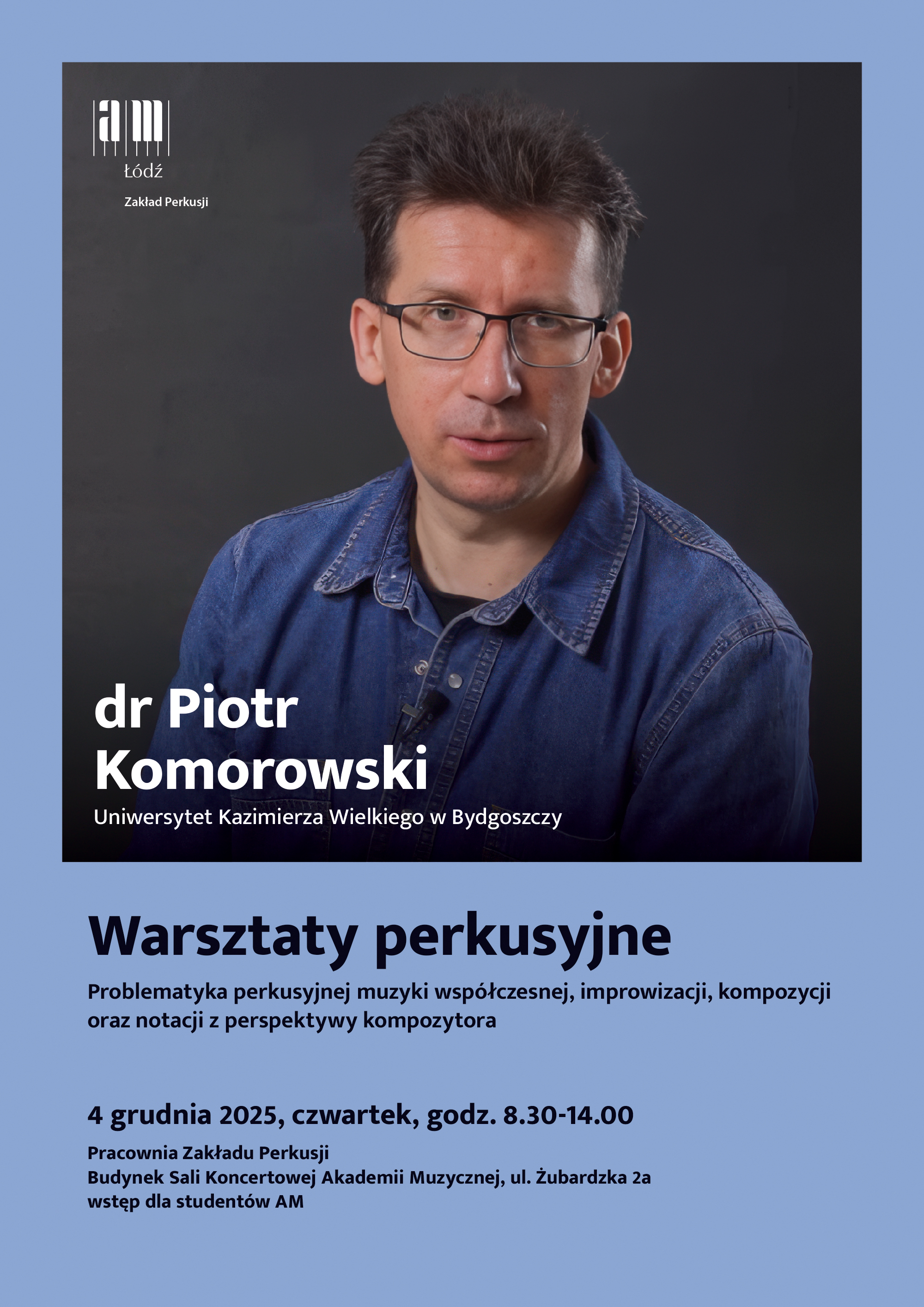 Warsztaty perkusyjne – PIOTR KOMOROWSKI