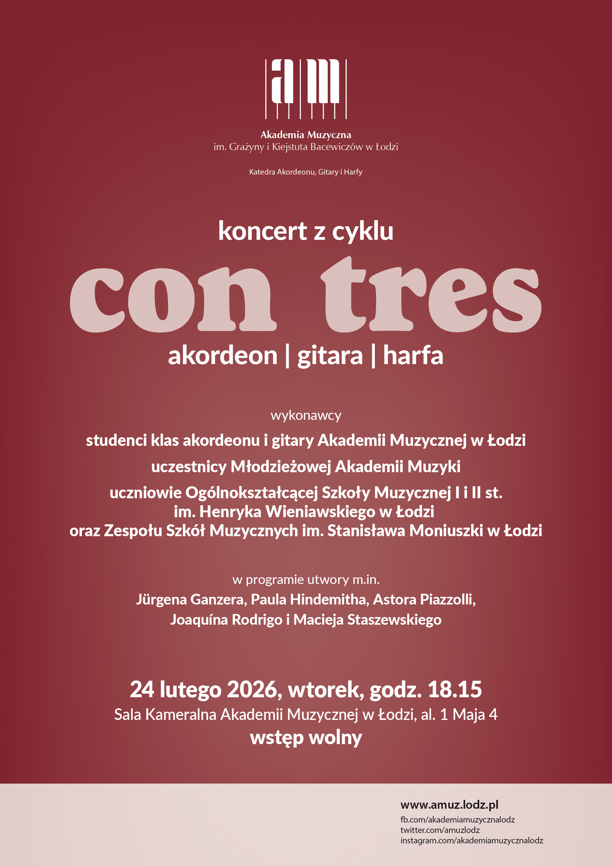 Koncert z cyklu CON TRES