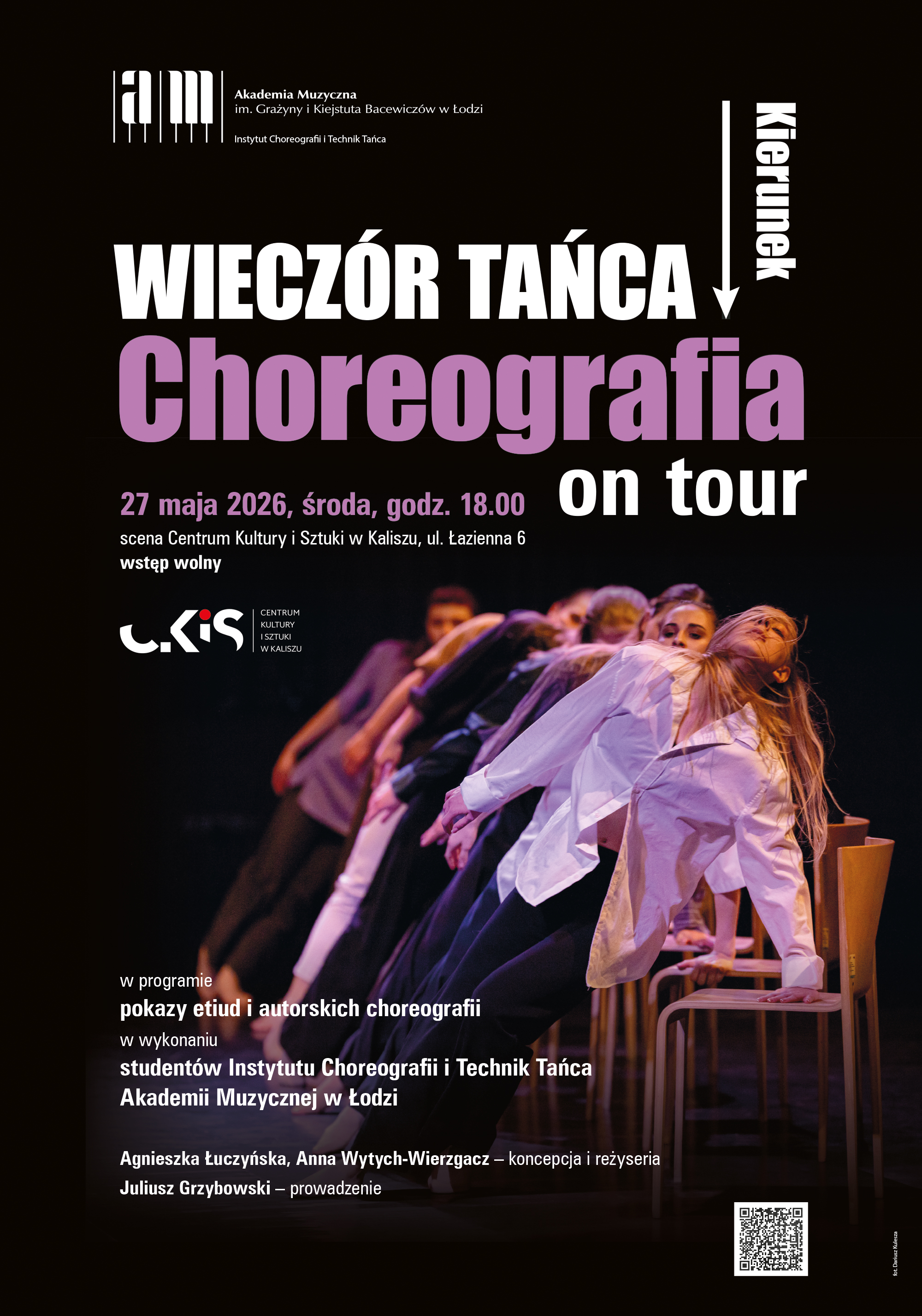 Wieczór Tańca KIERUNEK -> CHOREOGRAFIA on tour