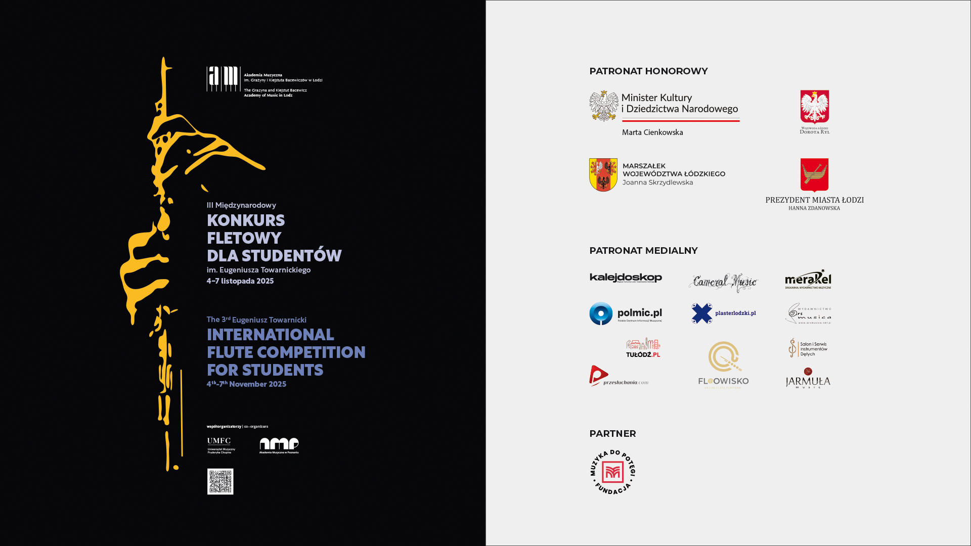 III Międzynarodowy Konkurs Fletowy dla Studentów im. Eugeniusza Towarnickiego