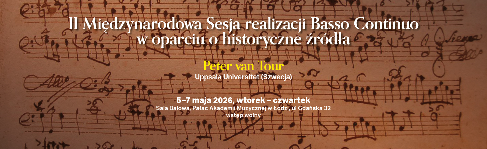 II Międzynarodowa Sesja realizacji Basso Continuo